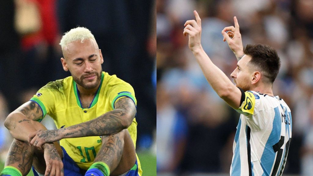 (Mediaset) La jornada más loca del Mundial de Qatar, en imágenes: de las lágrimas de Neymar a la alegría de Messi