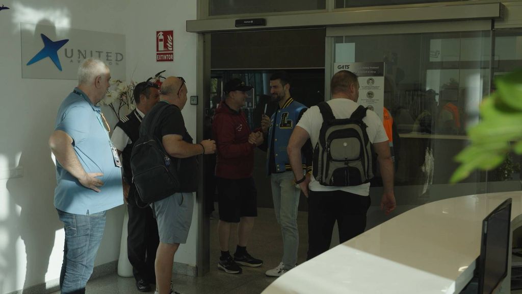 La llegada de Djokovic a Málaga para liderar a Serbia en las finales de Copa Davis