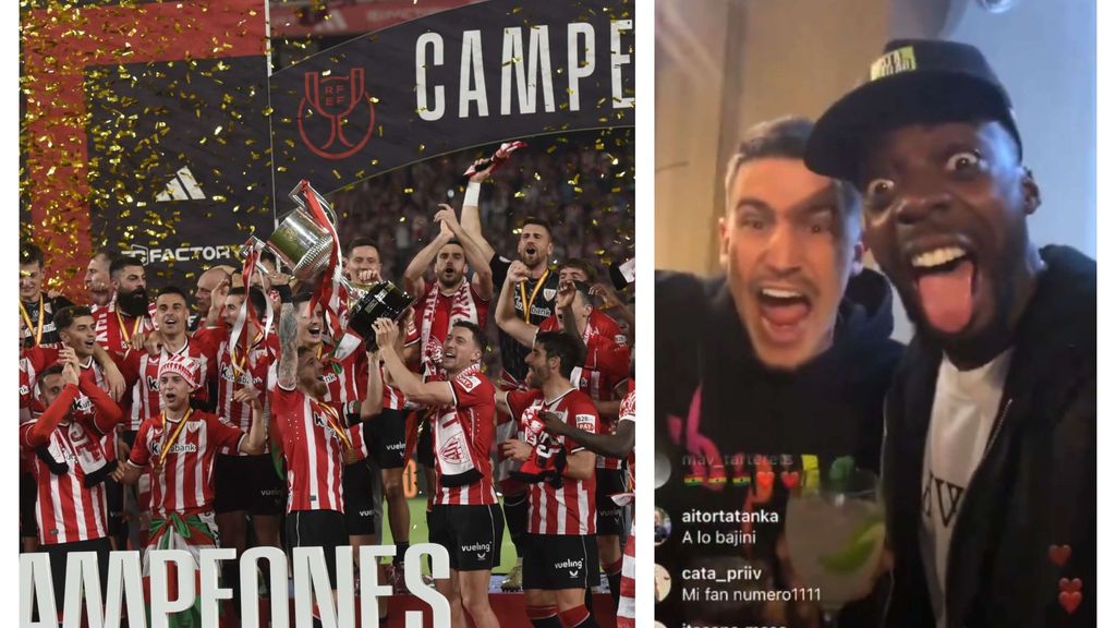 La celebración del Athletic por las calles de Bilbao