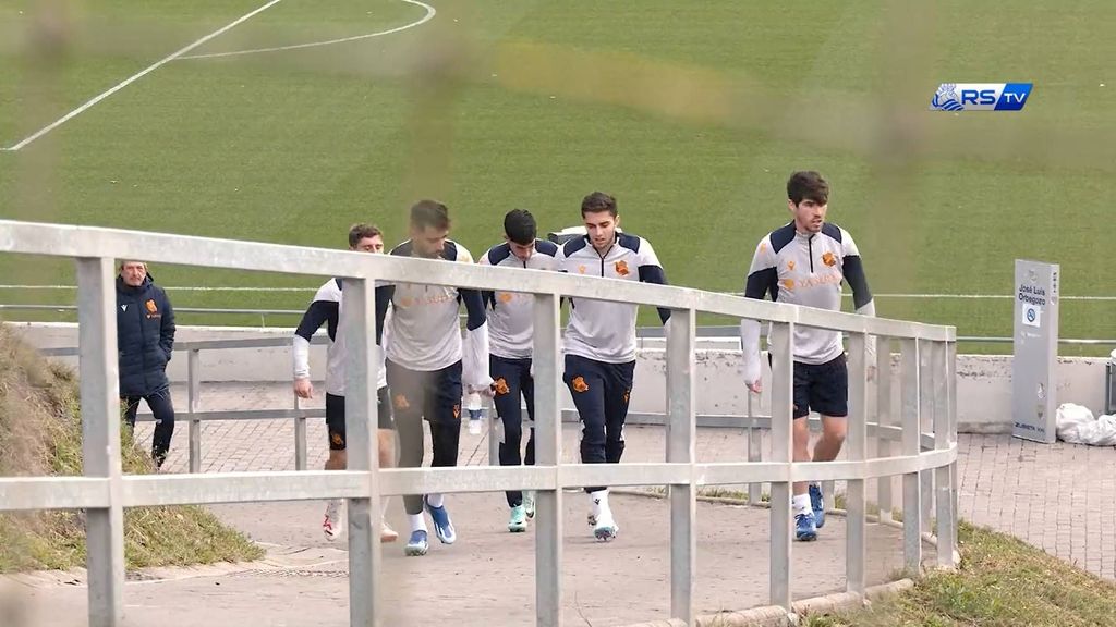 La Real Sociedad ultima su preparación para recibir al Benfica