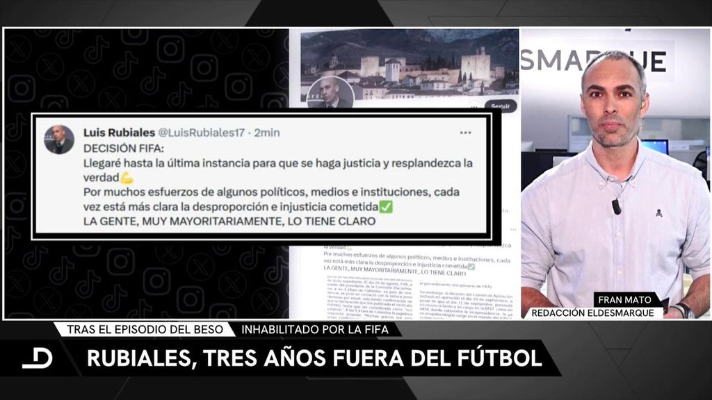 La respuesta de Luis Rubiales al castigo de la FIFA
