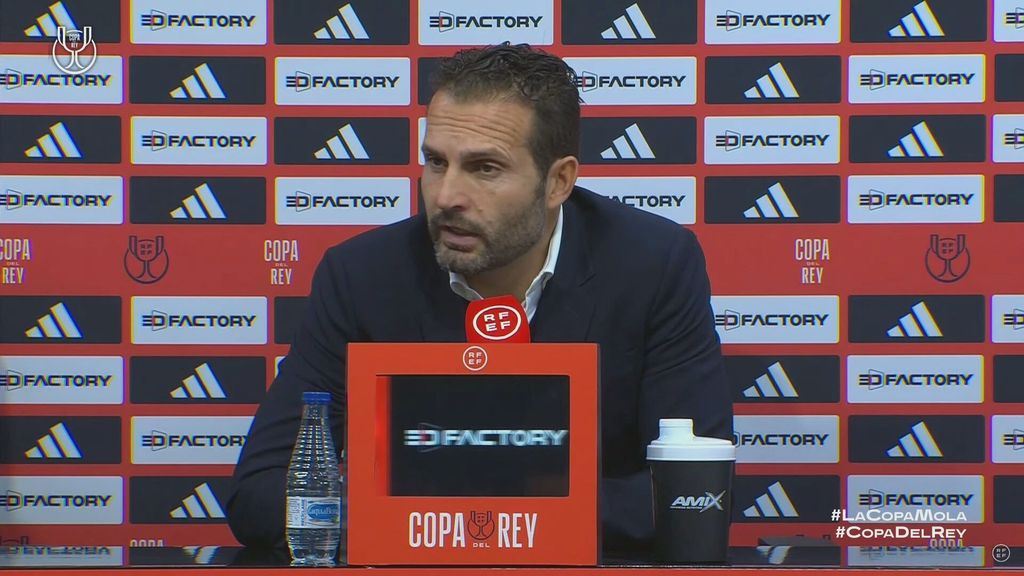 La rueda de prensa de Baraja tras la derrota copera contra el Celta de Vigo