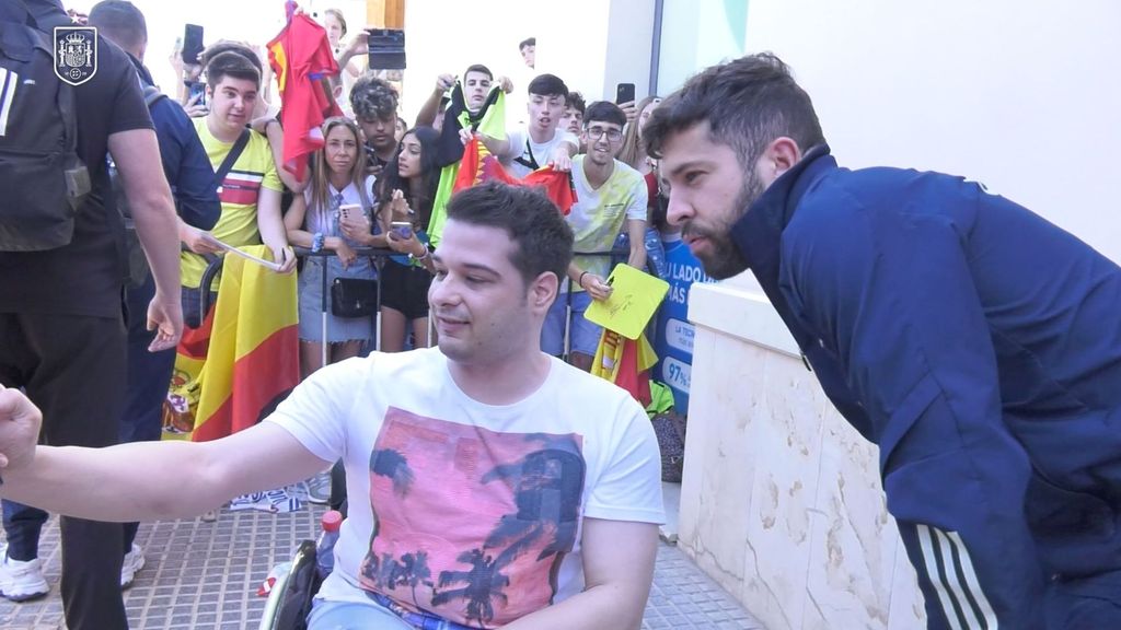 La Selección Española ya está en Málaga