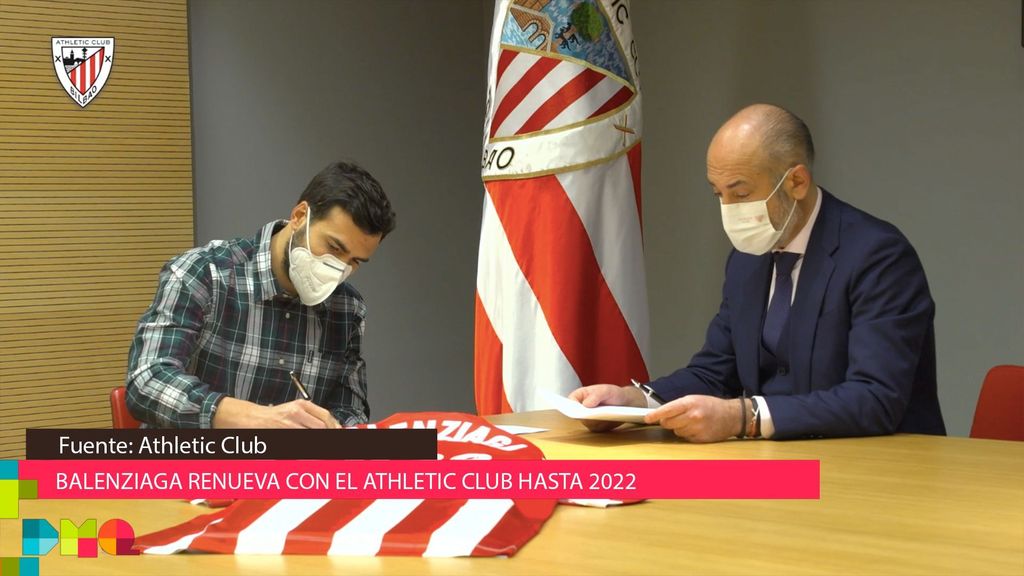 Balenziaga renueva con el Athletic Club hasta 2022