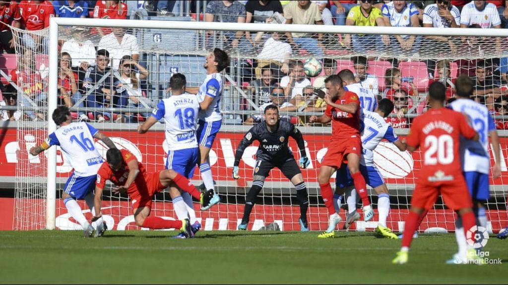 Numancia-Real Zaragoza: Resumen (Jornada 11)