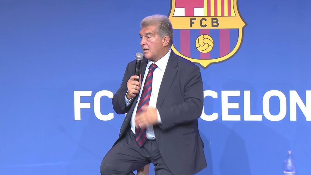 Joan Laporta habla sobre el fichaje de Nico Williams y las salidas de Joao Félix y Joao Canceloa