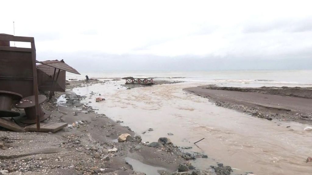 Las consecuencias de la tromba de agua en Málaga