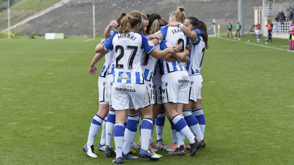 El 'inside' de la Real Sociedad femenina en el que se logró la clasificación para Champions