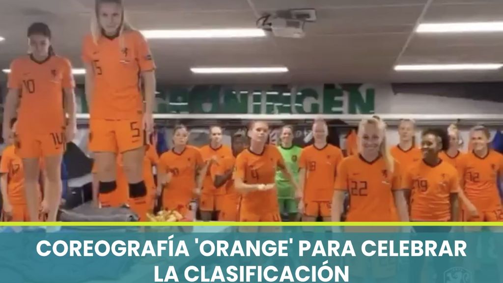 Espectacular y divertida coreografía: Así celebraron las jugadoras de Holanda la clasificación para la Euro