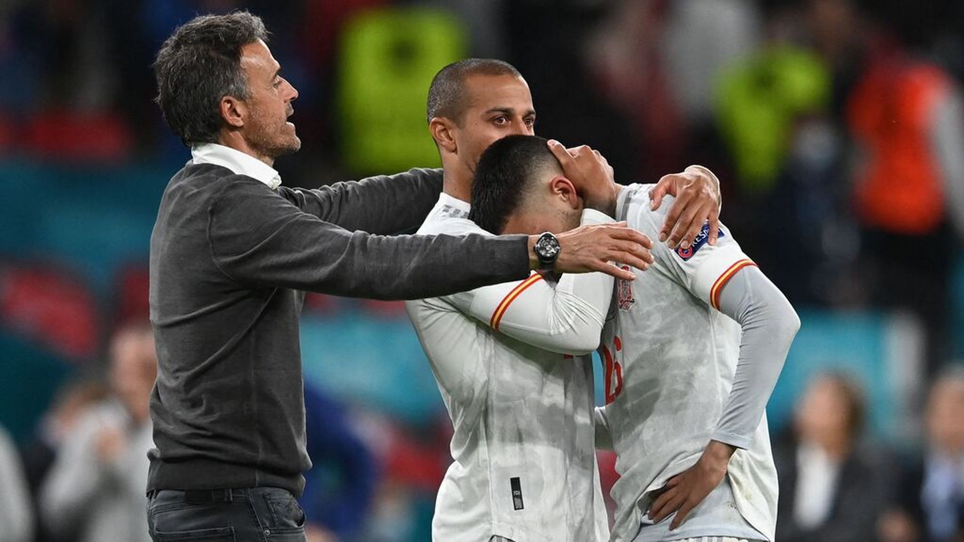 Las lágrimas tras caer eliminados ante Italia