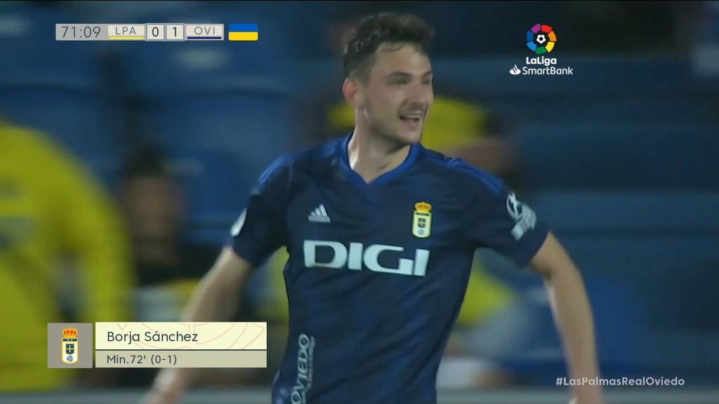 Las Palmas 0-1 Oviedo: Gol de Borja Sánchez
