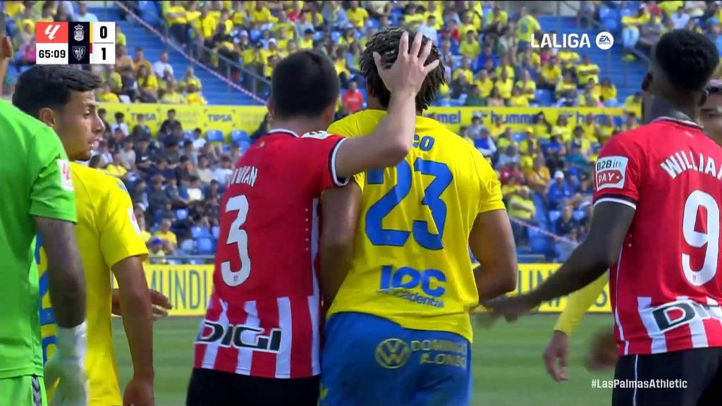 Las Palmas 0-2 Athletic: Gol de Coco en propia puerta