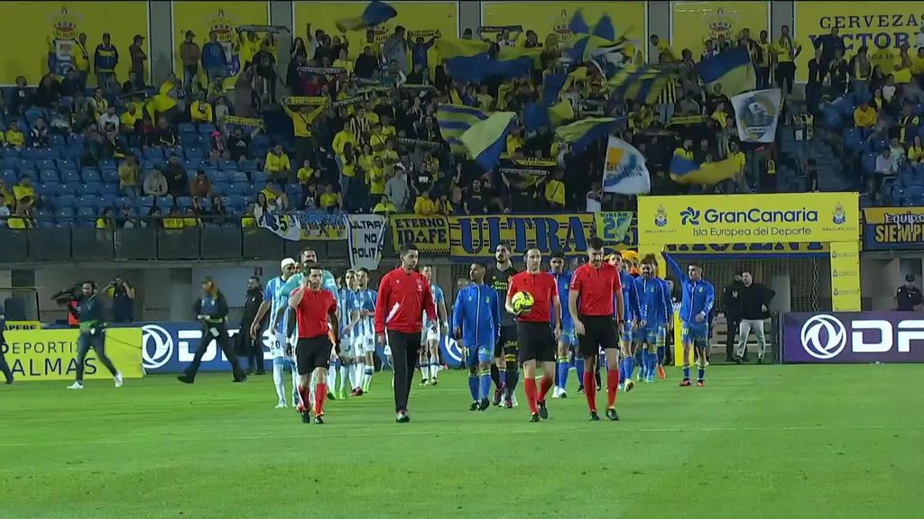 Las Palmas 2-2 Málaga: Resumen del partido