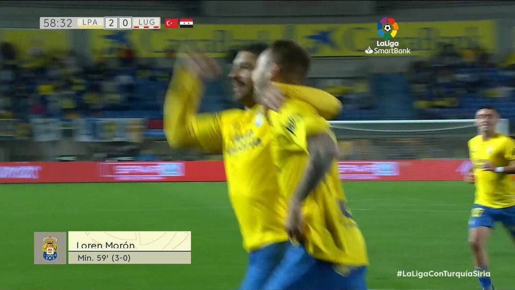 Las Palmas 3-0 Lugo: Gol de Loren