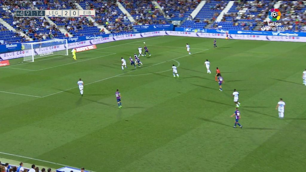 Leganés 2-1 Eibar: Gol de Nolaskoain
