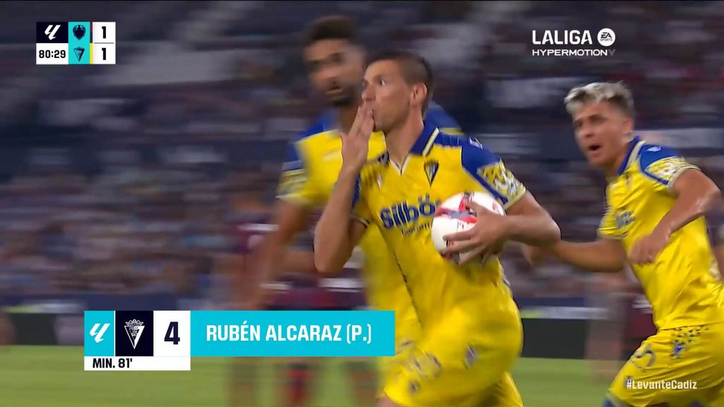 Levante 1-1 Cádiz: Resumen del partido