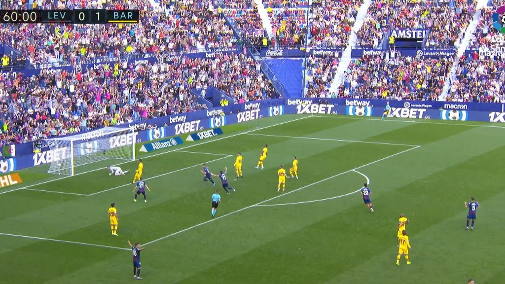 Levante - Barcelona: Vídeo, goles y resumen (Jornada 12)