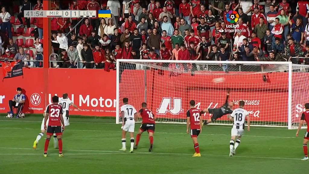 Mirandés 0-1 Levante: Resumen del partido