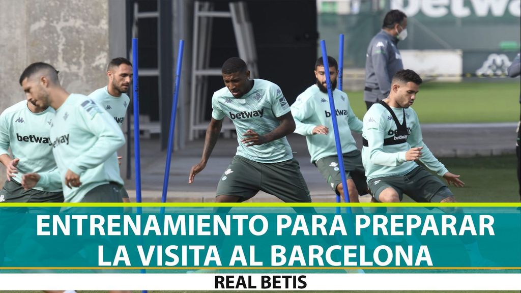 Entrenamiento del Betis para preparar el partido contra el Barcelona (04-11-20)