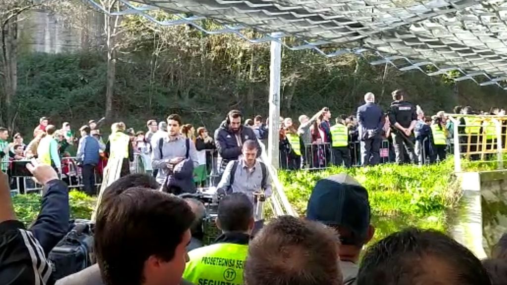 Éibar - Real Betis: Llegada del Betis a Ipurúa