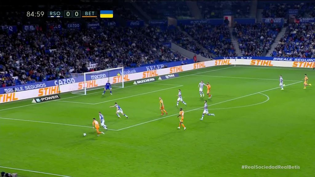 Real Sociedad 0-1 Betis: Gol de Juan Cruz