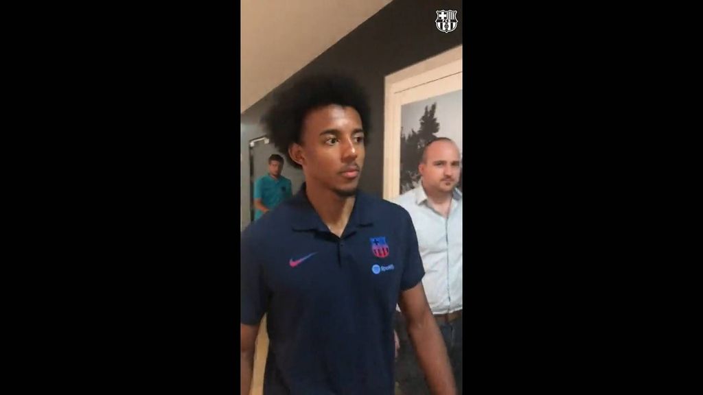 Llegada de Koundé a Barcelona