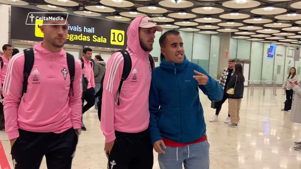 El Celta llega a Madrid para jugar ante el Rayo Vallecano