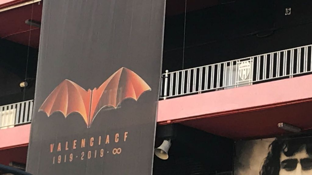 El lugar en Mestalla que ocupará la lona de David Villa