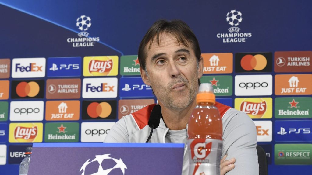 Lopetegui, en la previa del Sevilla-Borussia Dortmund