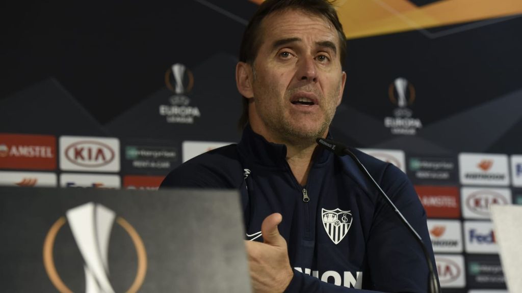 Lopetegui, en la previa del Sevilla FC-Cluj