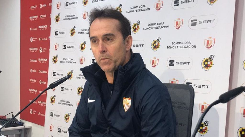 Julen Lopetegui, en la previa del partido de Copa ante el Levante