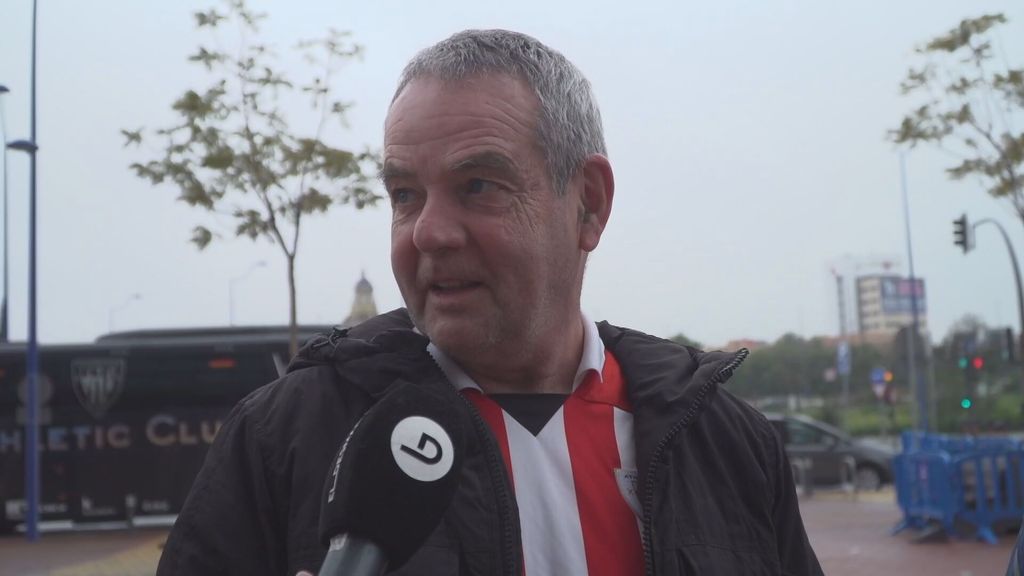 Los aficionados del Athletic, confiados en la victoria