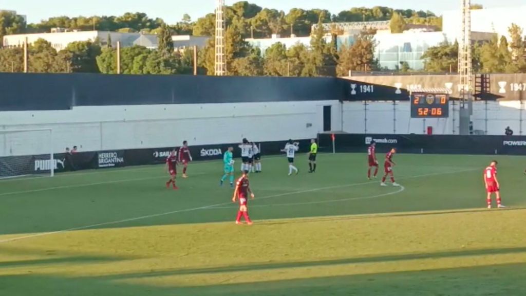 El gol de Fran Pérez en el VCF Mestalla-Deportivo Aragón