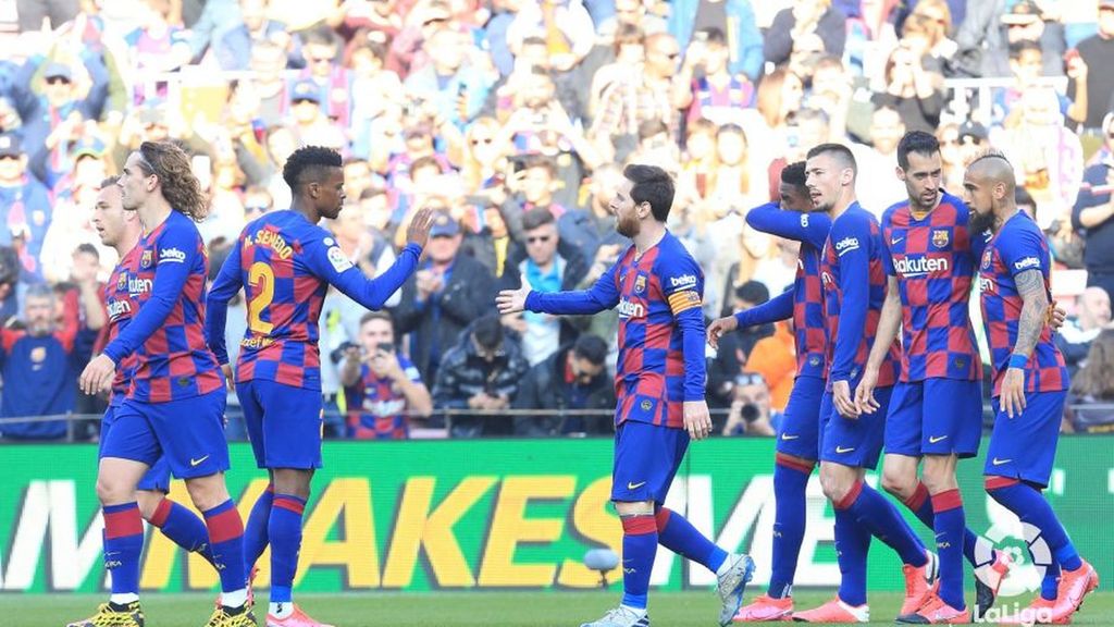 Barcelona 5-0 Eibar: Resumen (Jornada 25)