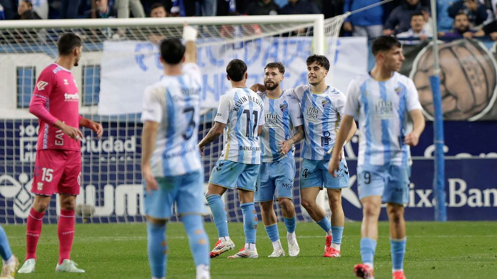 Málaga 1-0 Tenerife: resumen del partido