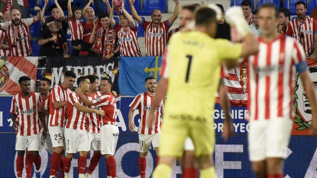 Huesca 0-1 Sporting: Resumen