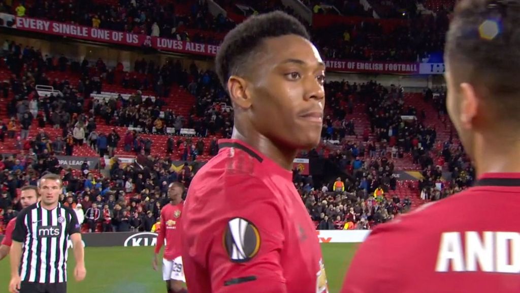Los últimos goles europeos de Anthony Martial con el Manchester United