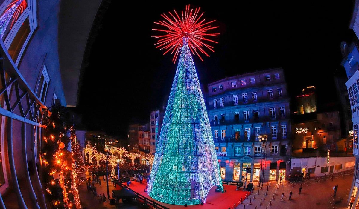 Luces de Navidad en Vigo