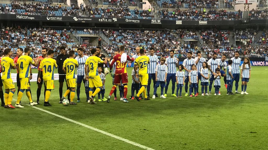 Málaga 1-1 Las Palmas: Goles y resumen del partido