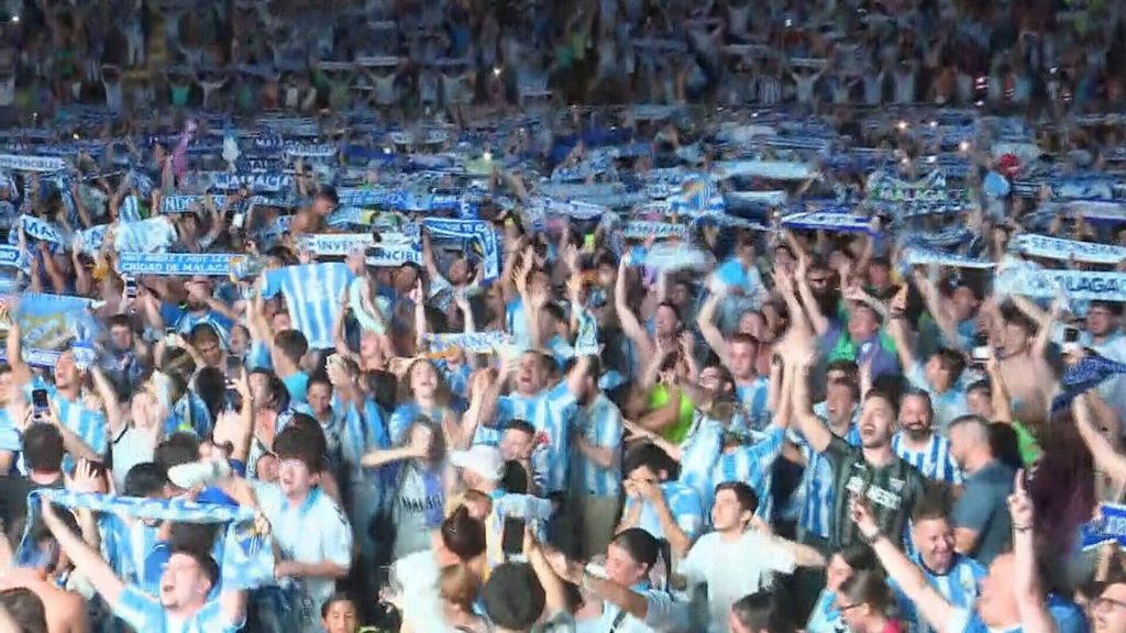 Así se vivió el partido en Málaga