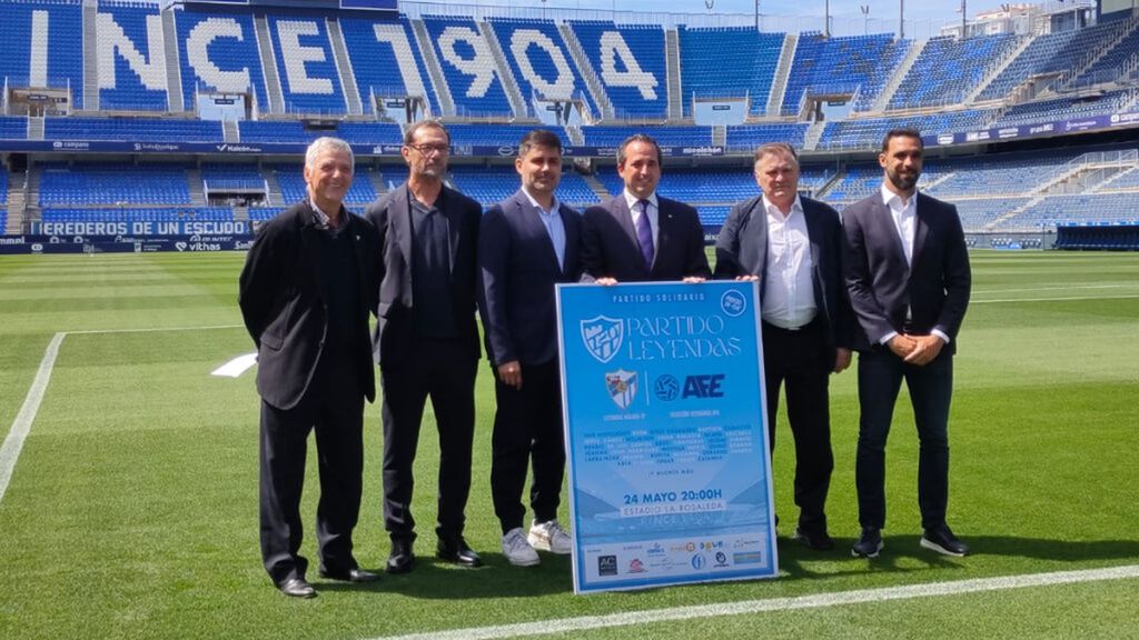 Se presenta el partido de 120 años de fútbol en Málaga