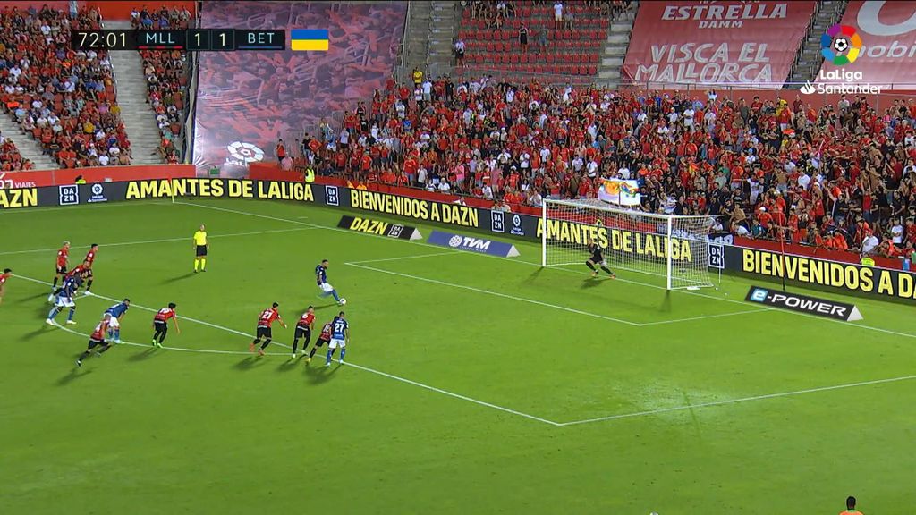 Mallorca 1-2 Betis: Gol de Borja Ilgesias