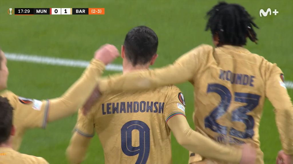 Manchester United 1-1 Barcelona: Gol de Lewandowski