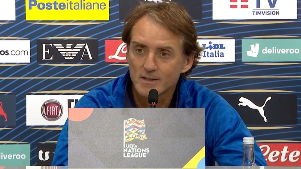 Mancini habla en rueda de prensa de Gattuso