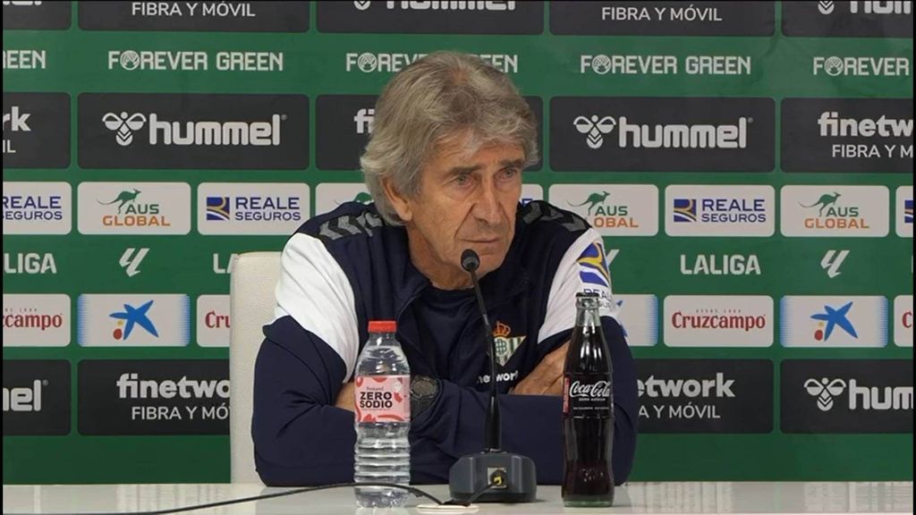 Rueda de prensa de Manuel Pellegrini en la previa del Girona-Betis