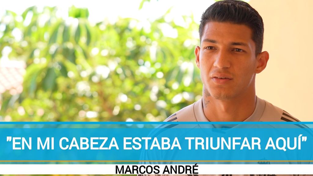 Marcos André: "En mi cabeza estaba triunfar aquí"