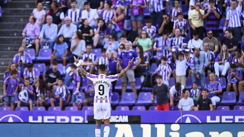 Real Valladolid 1-0 Burgos: Gol de Marcos André