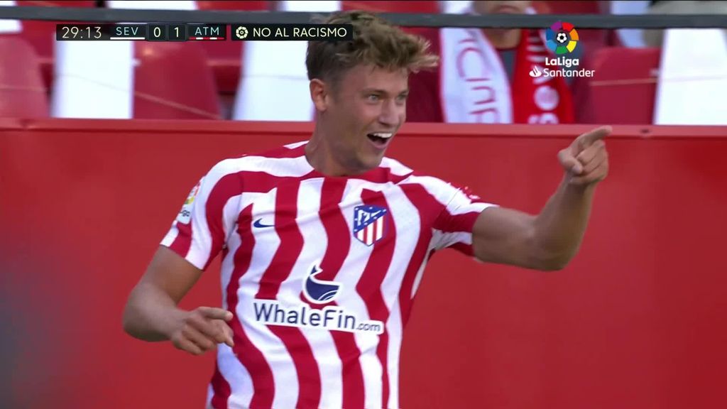 Sevilla 0-1 Atlético: Gol de Marcos Llorente