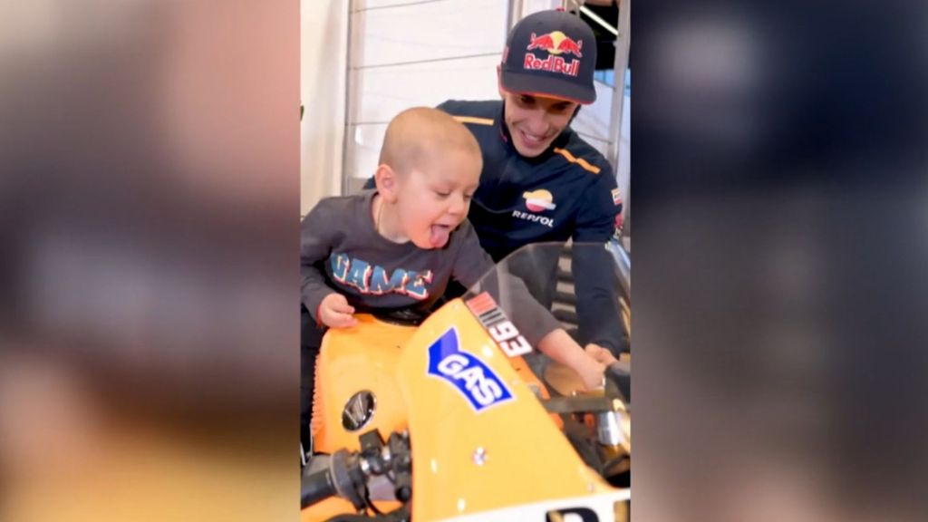 La sorpresa de Marc Márquez a un niño