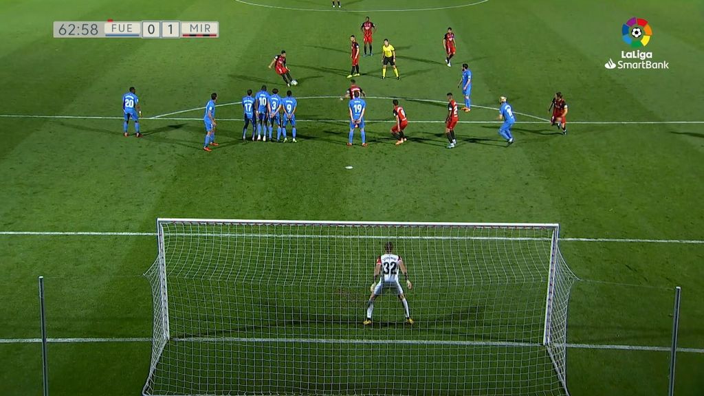 Fuenlabrada-Mirandés: Gol 0-1 Merquelanz